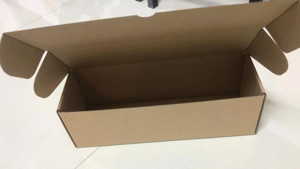 Open kraft die-cut mailer box
